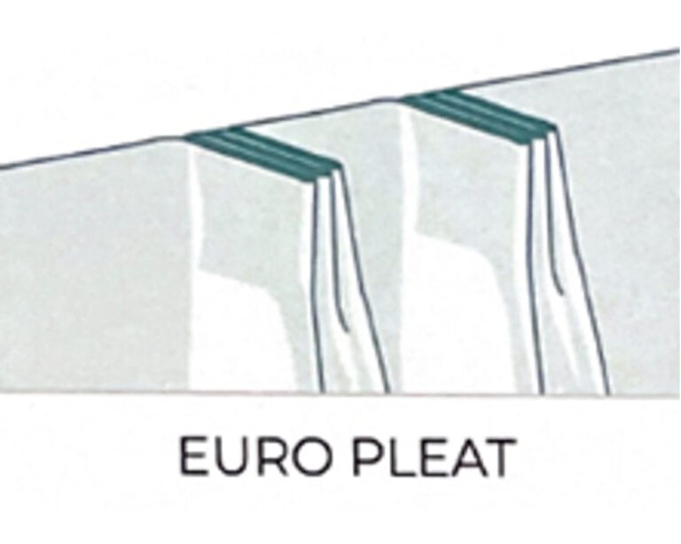 Euro Pleat curtain style for sophisticated window coverings and stylish interior decor.